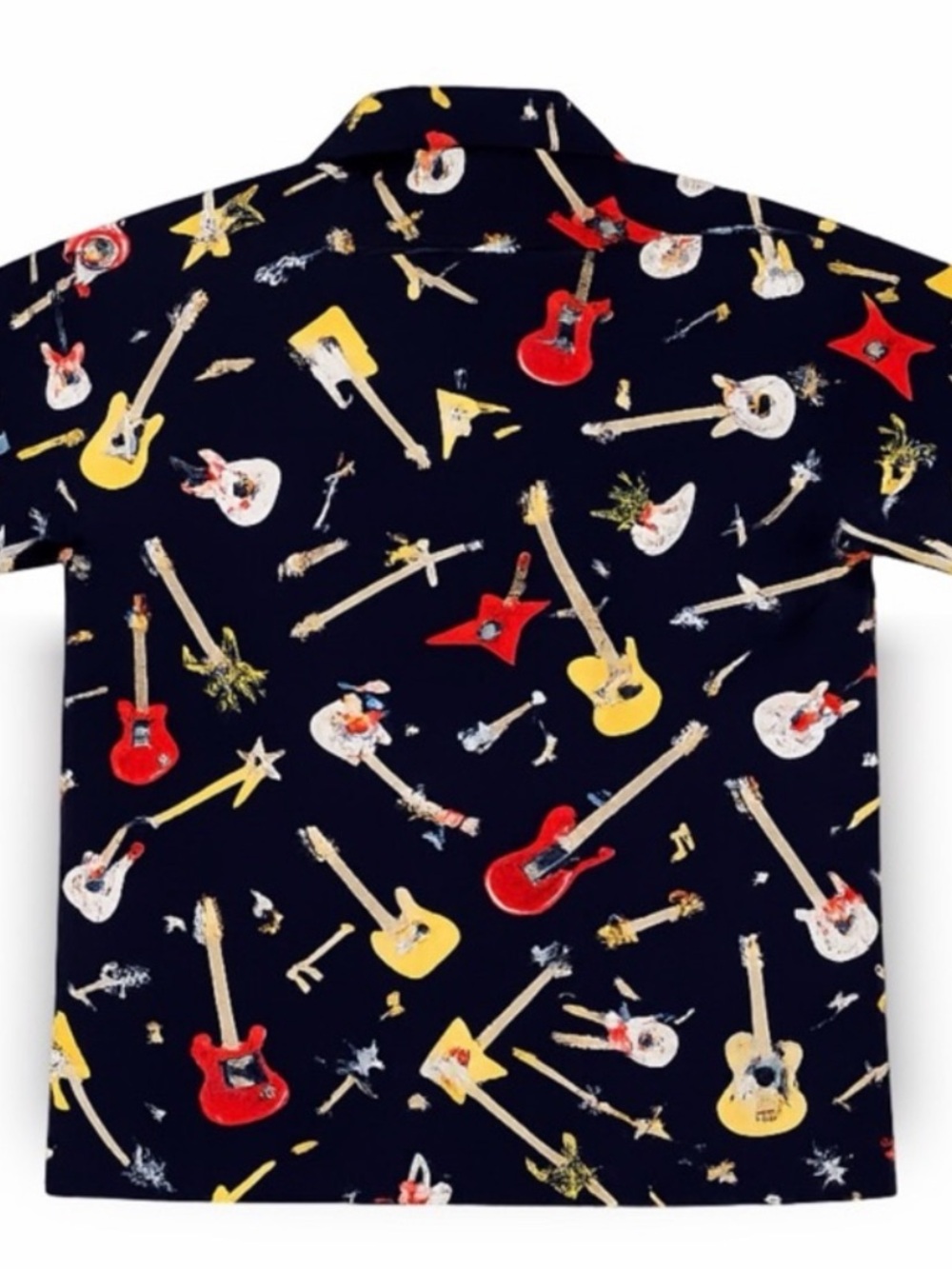 Hard Rock Cafe Boston Dragonfly Mens XL Guitar Print Shirt Rock Band Style